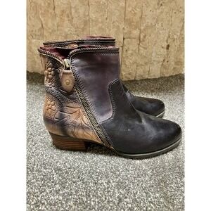 Spring Step L'Artiste Women's Erminia Boots -‎ Black Western - US Size 5/EUR 35